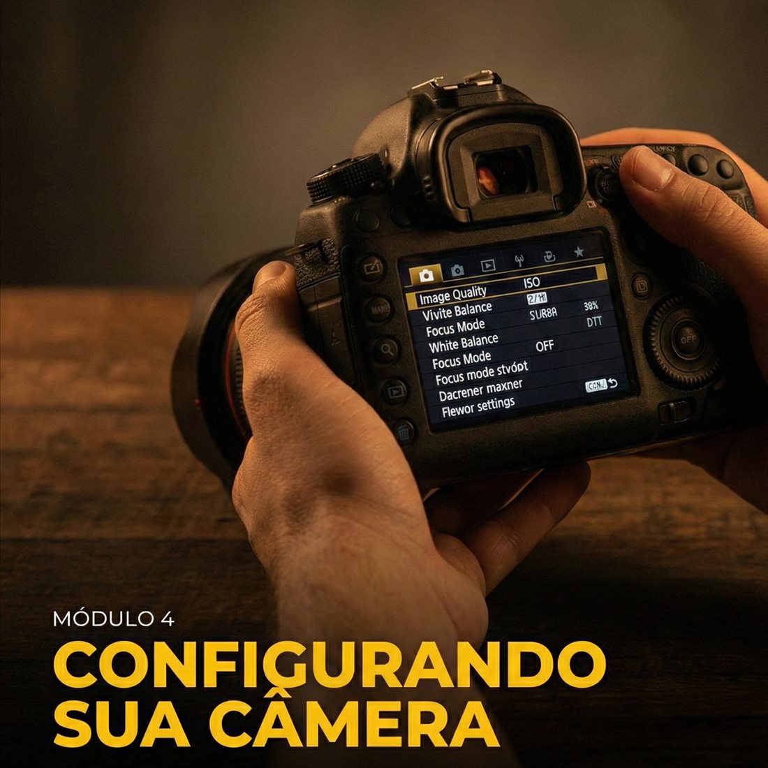 Módulo 4 — Configurando sua câmera